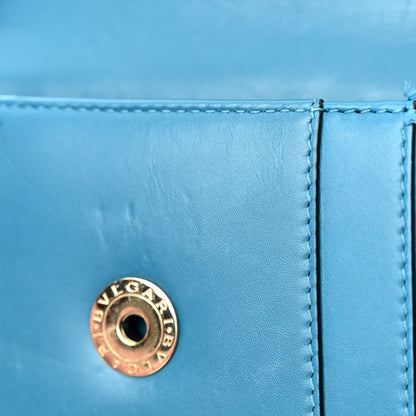 Bulgari Calfskin Serpenti Forever Crossbody Blue 18 of 30