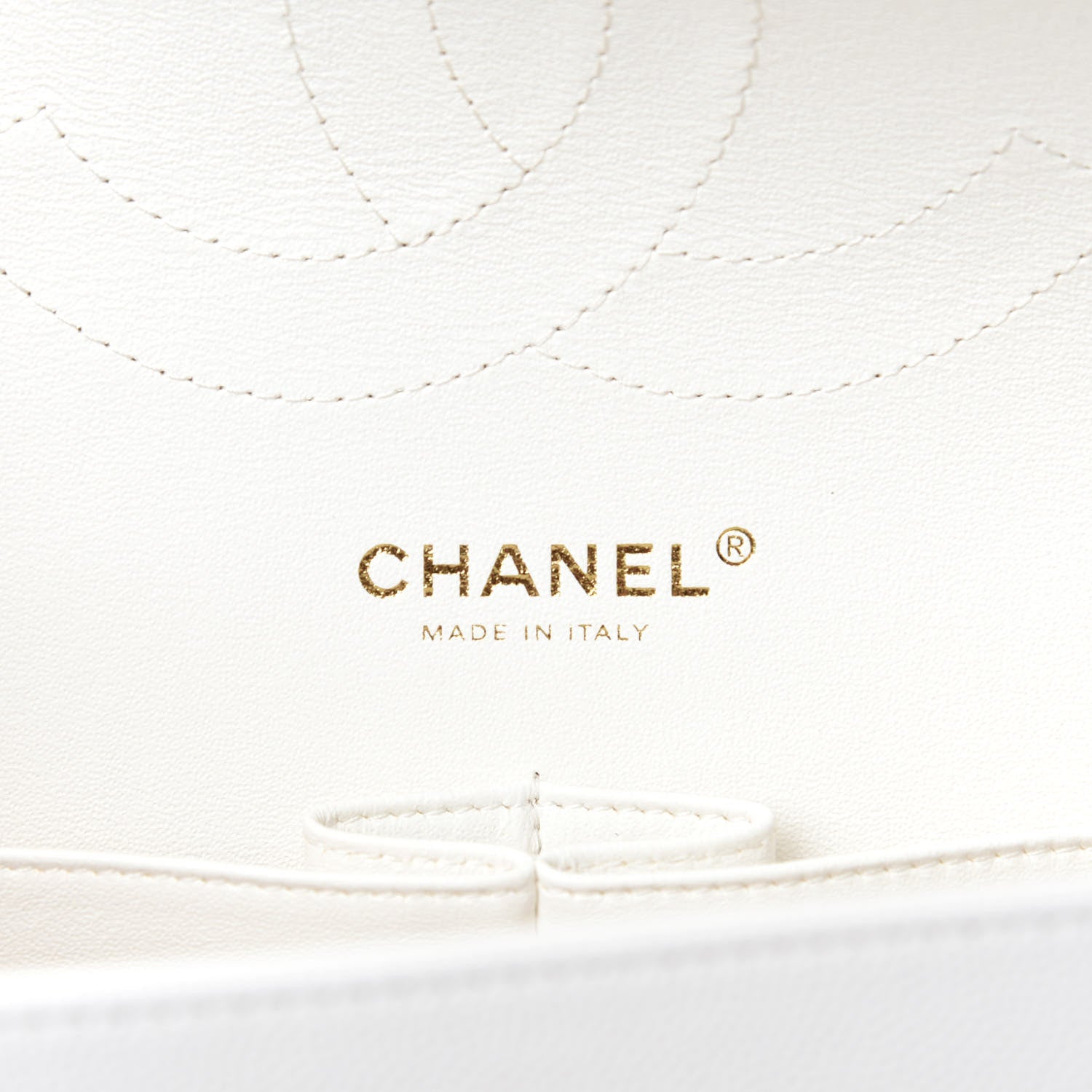 Chanel Caviar Quilted Jumbo Double Flap White 8 of 10