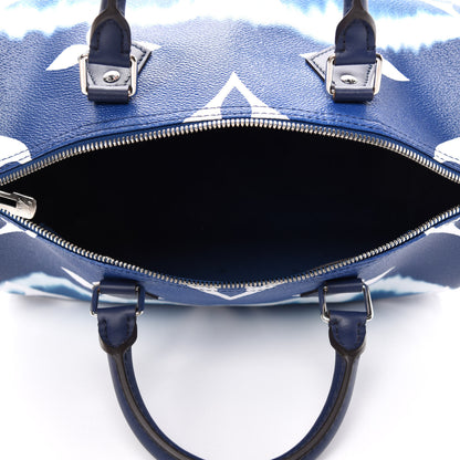 Louis Vuitton Monogram Escale Speedy Bandouliere 30 Blue 5 of 11