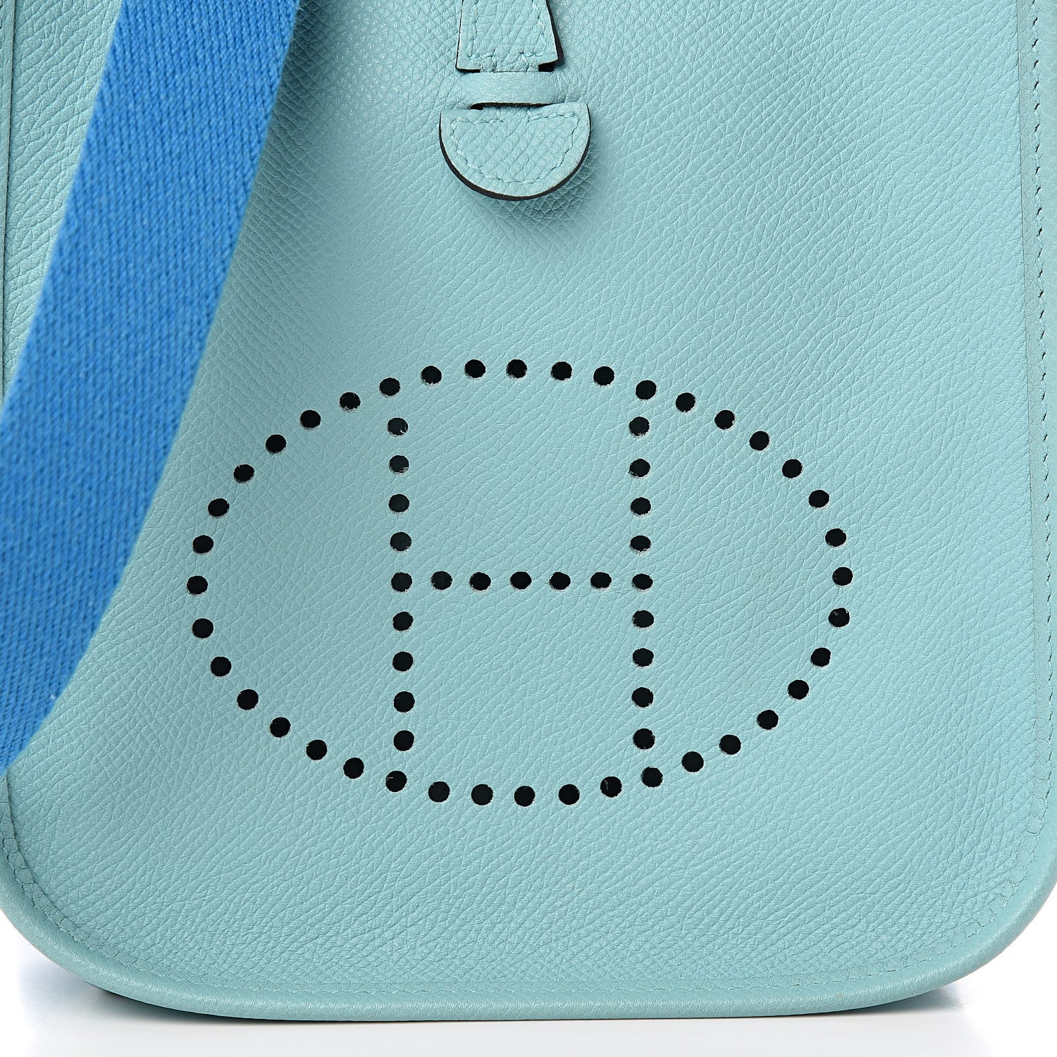 Hermes Epsom Amazone Evelyne TPM Bleu Atoll Bleu Zanzibar 10 of 11