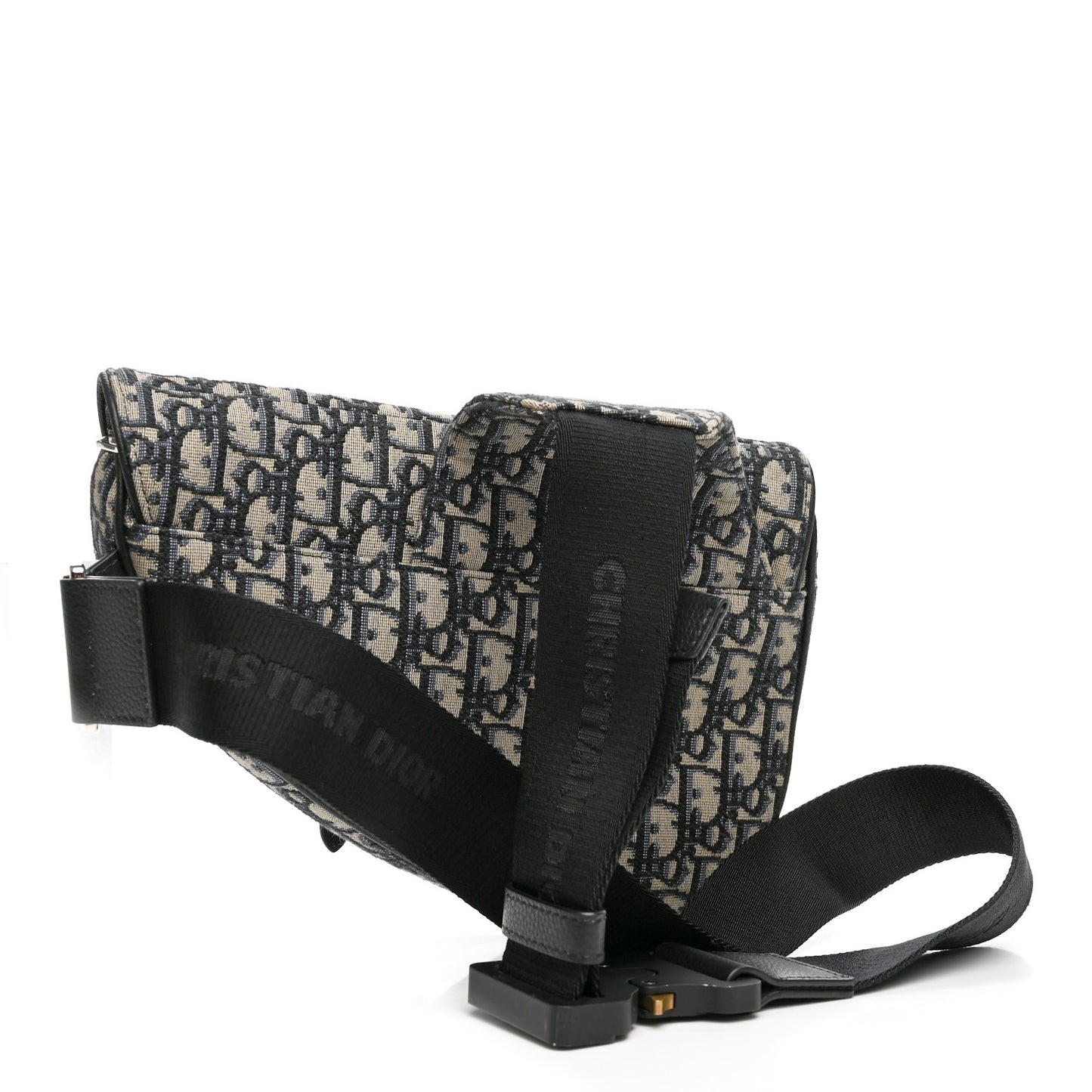 Oblique Mens Saddle Bag Blue