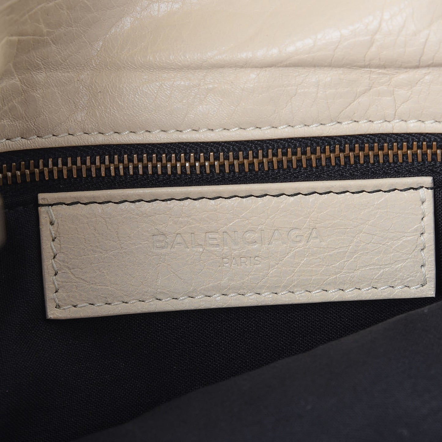 Agneau Classic Hardware Envelope Clutch Blanc Creme