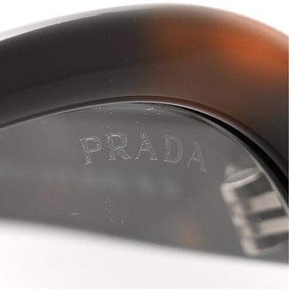 Prada Acetate Shadowplay Aviator Sunglasses SPR C05 Streaked Oak Brown 7 of 8