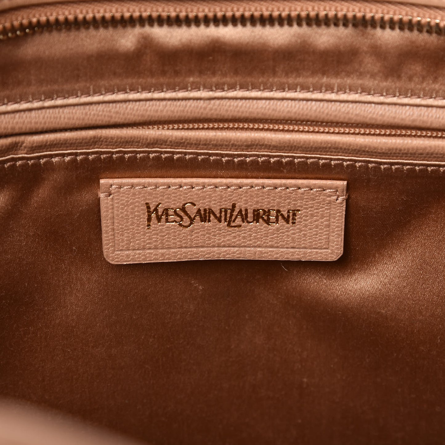 Textured Calfskin Large Cabas ChYc Beige