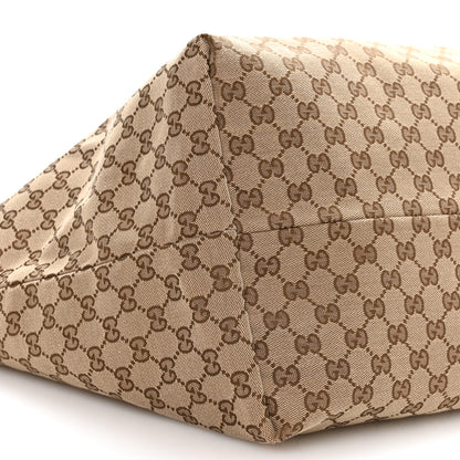 Gucci Grained Calfskin Monogram Large Totissima Reversible Tote Rosso Ancora 16 of 18