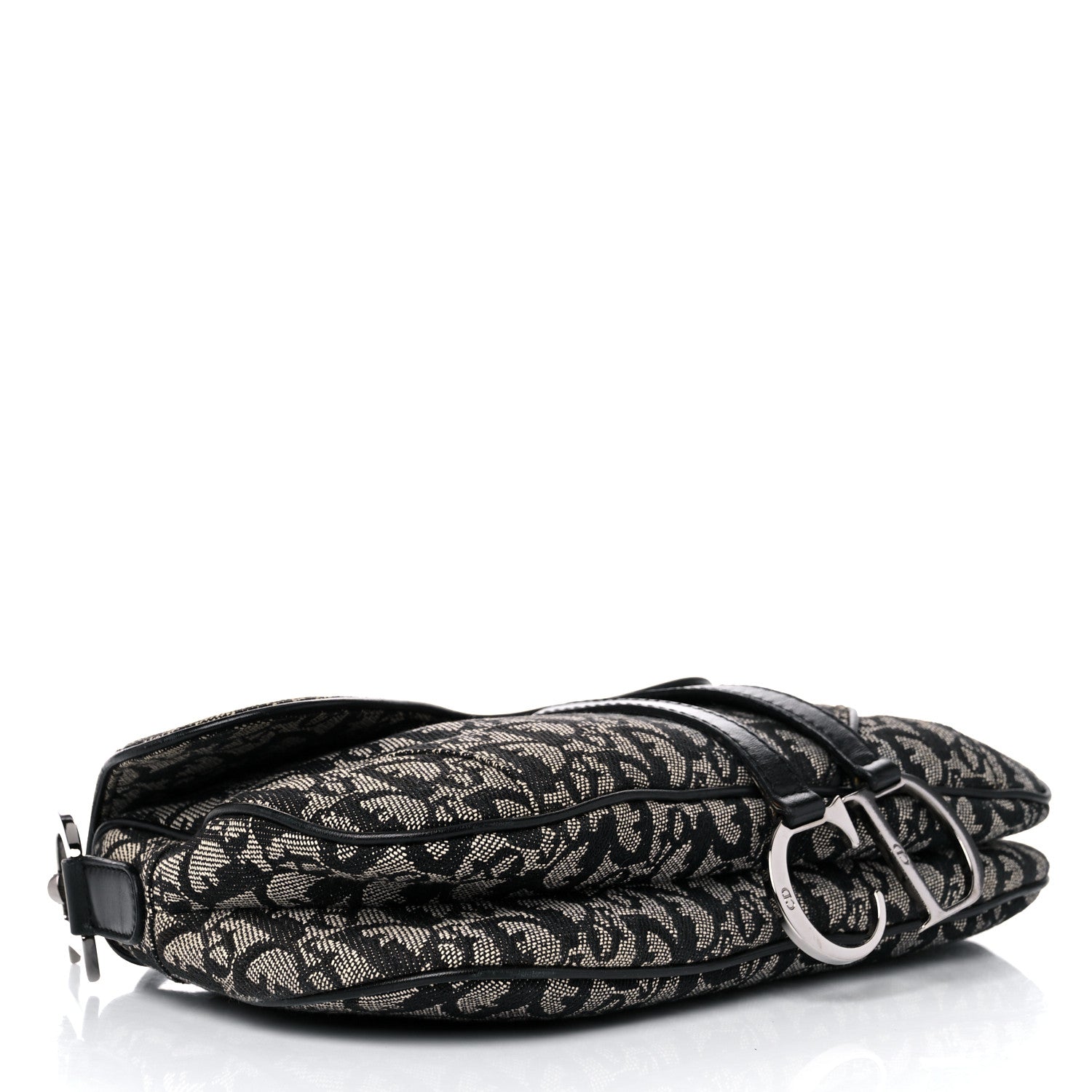 Christian Dior Monogram Double Saddle Bag Black 3 of 14