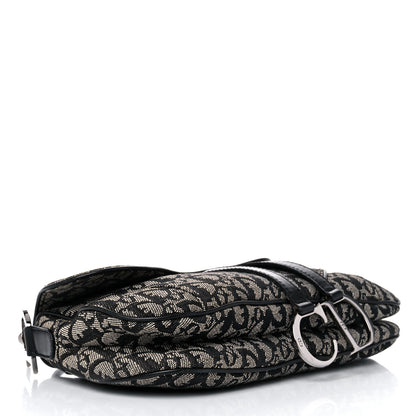 Christian Dior Monogram Double Saddle Bag Black 3 of 14