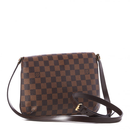 Louis Vuitton Damier Ebene Musette Tango Long Strap 2 of 8