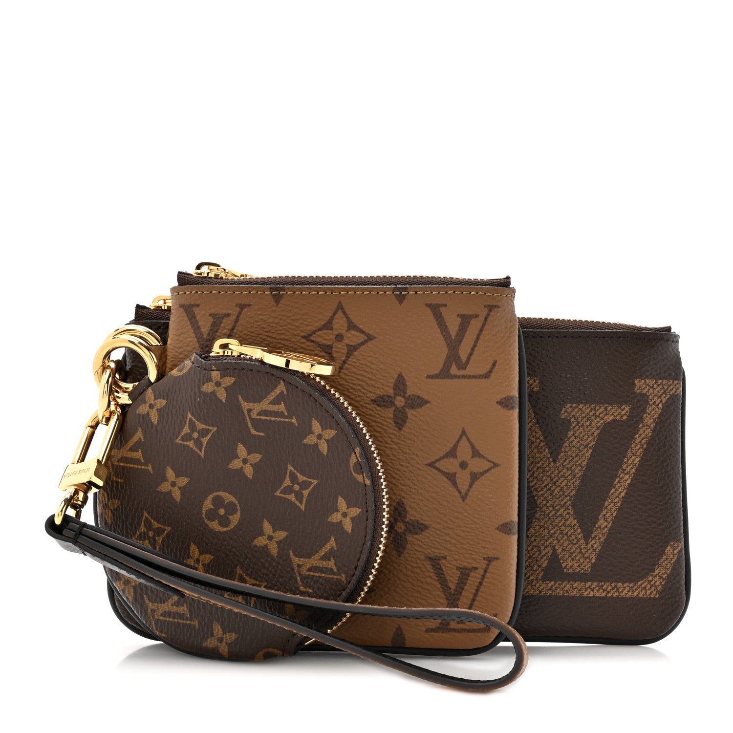 Louis Vuitton Reverse Monogram Giant Trio Pouch 1 of 11