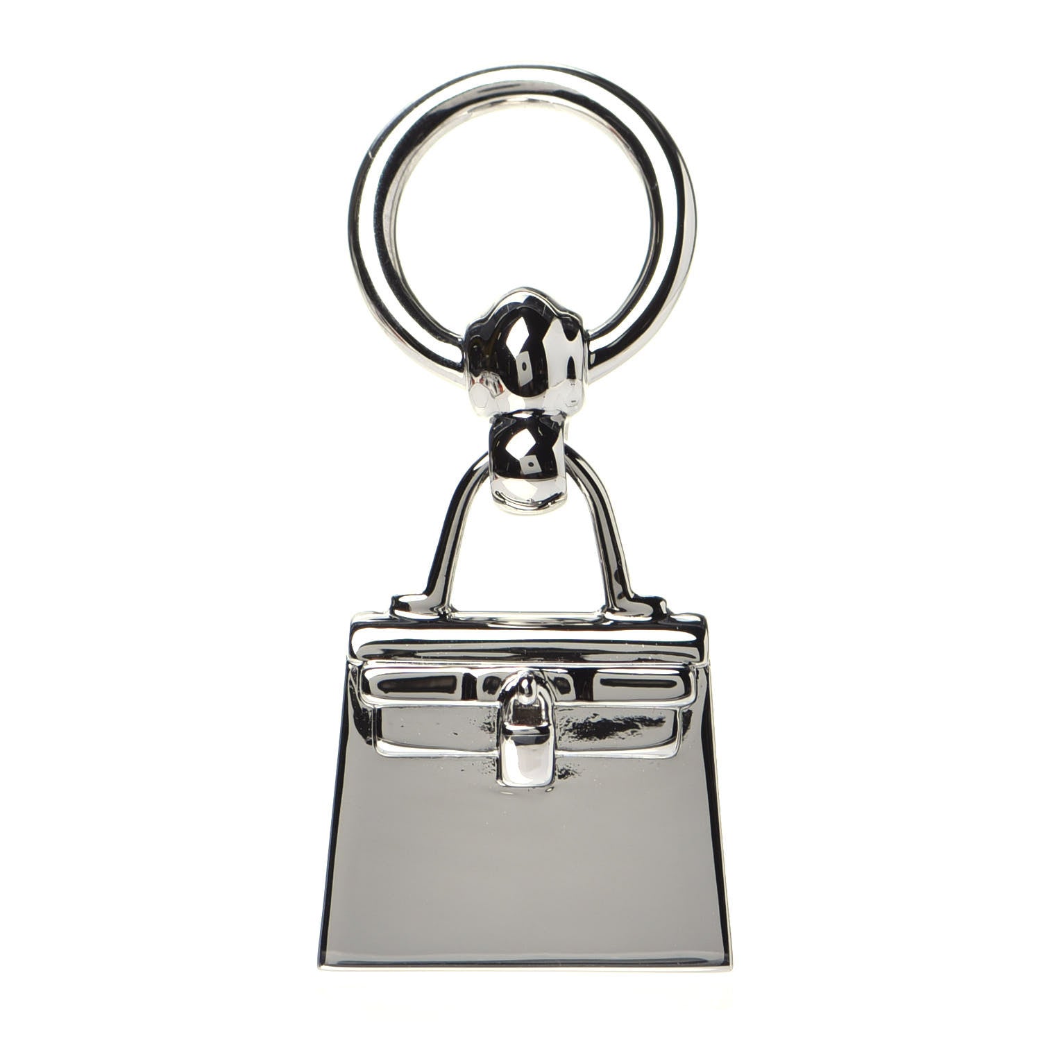 Hermes Palladium Mini Kelly Twilly Ring 1 of 5