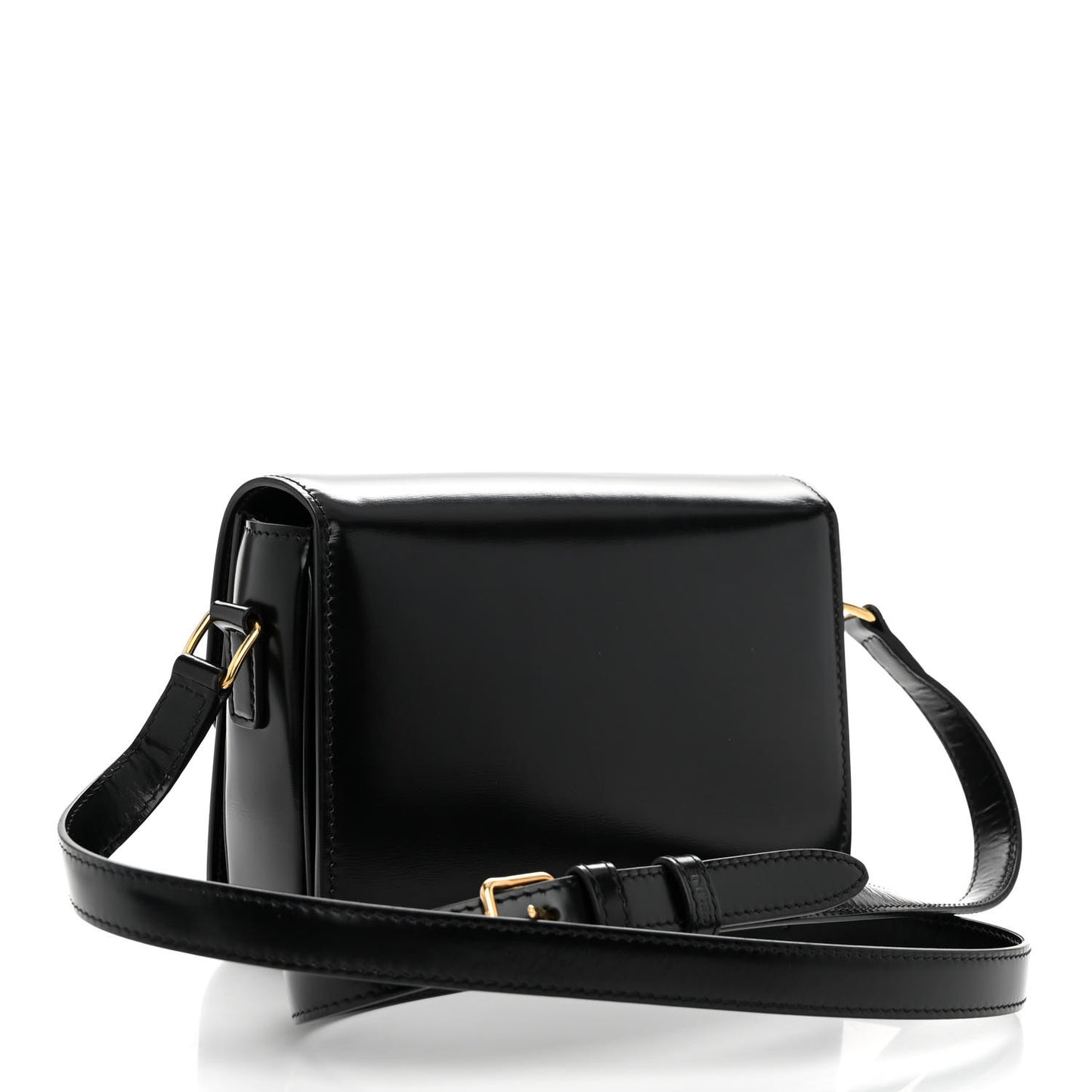 Shiny Calfskin Teen Triomphe Black