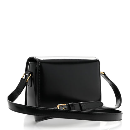 Celine Shiny Calfskin Teen Triomphe Black 3 of 10