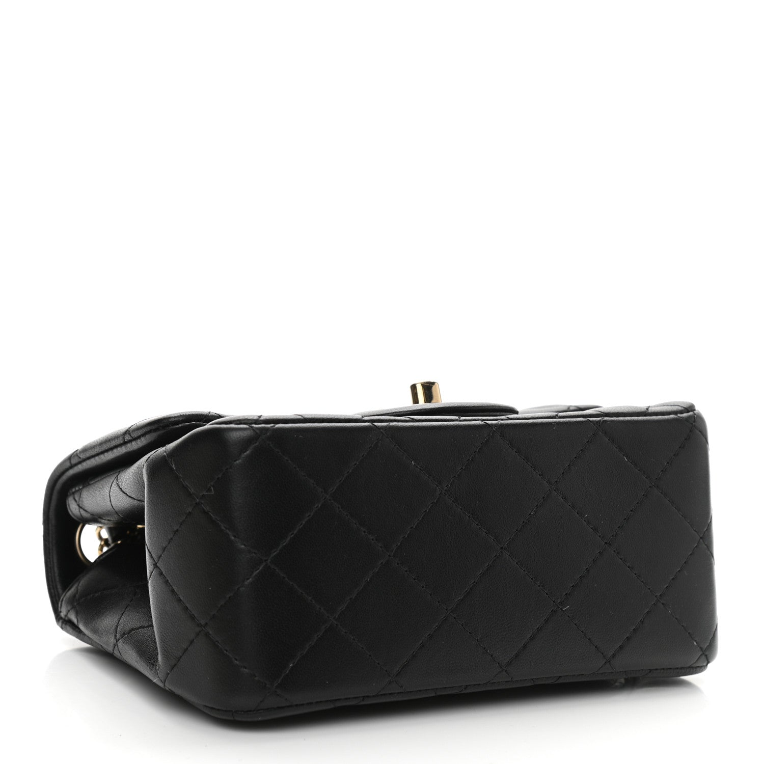 Chanel Lambskin Quilted Mini Square Flap Black 4 of 9