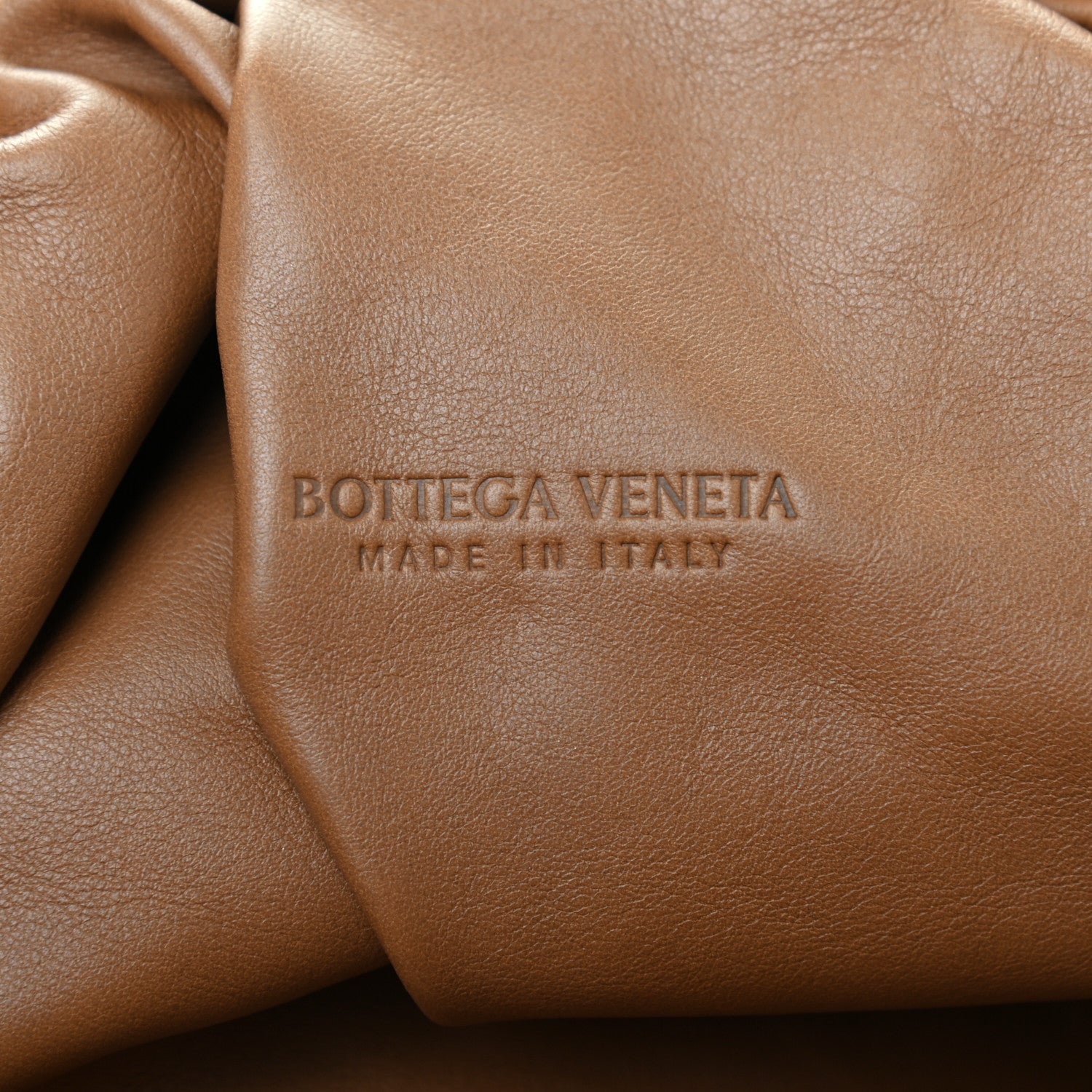 Bottega Veneta Smooth Butter Calf The Pouch Oversized Clutch Cammello 5 of 6