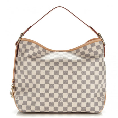 Louis Vuitton Damier Azur Delightful PM Rose Ballerine 1 of 8