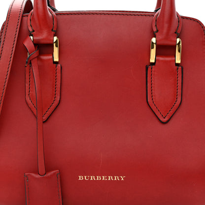 Burberry Calfskin House Check Small Dinton Tote Red 9 of 13