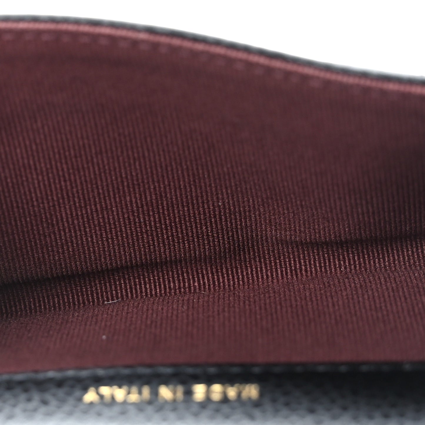 Caviar Quilted Flap Card Holder Wallet Black