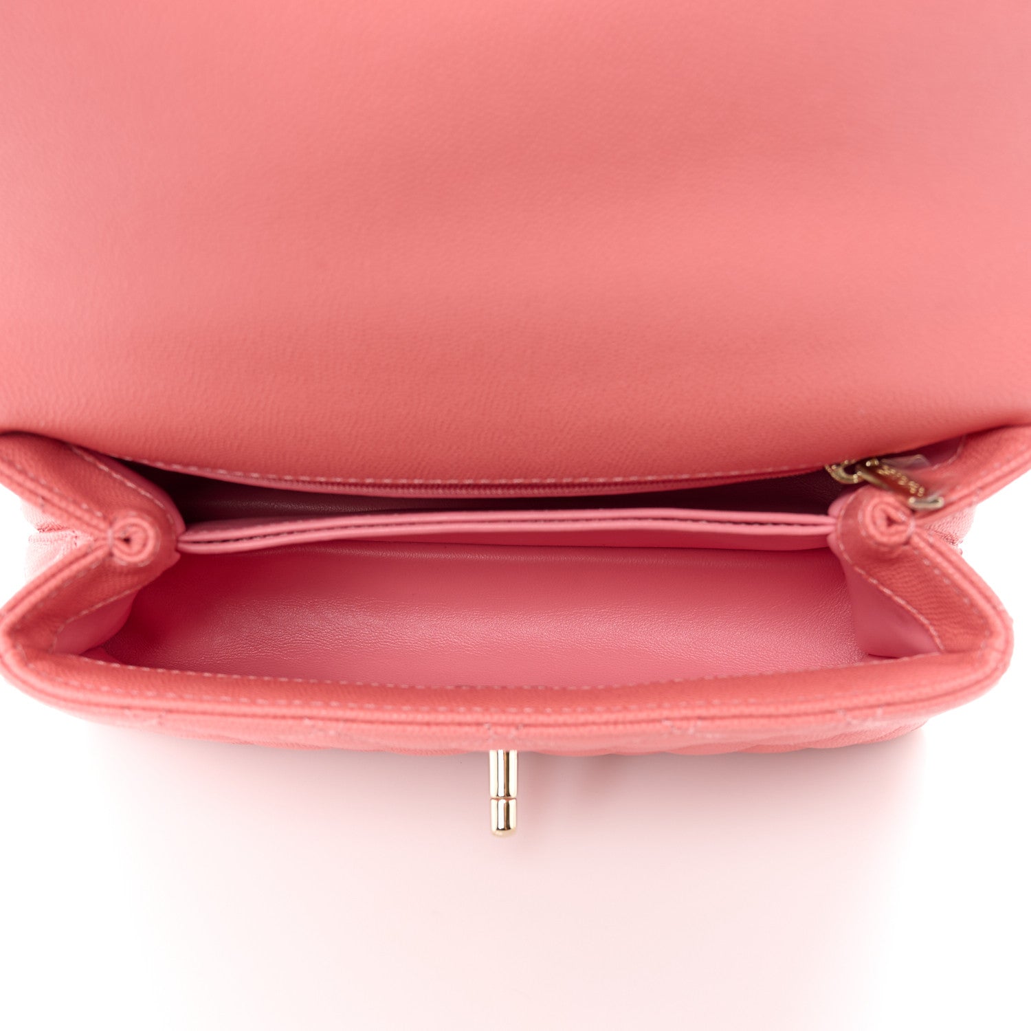 Chanel Caviar Quilted Mini Coco Handle Flap Pink 5 of 11