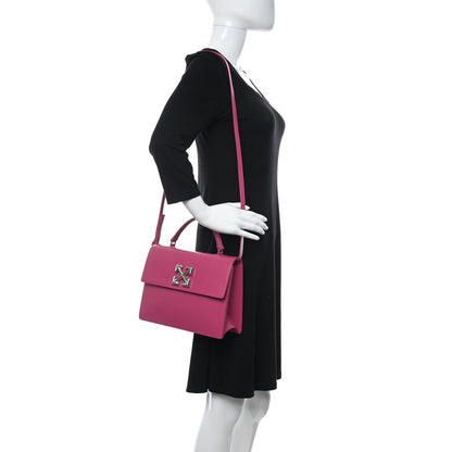 Off-White Calfskin 2.8 Jitney Bag Fuchsia 2 of 9