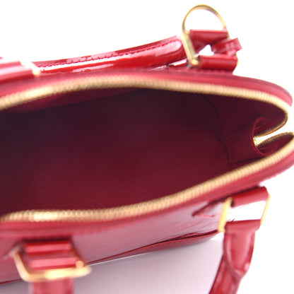 Louis Vuitton Vernis Alma BB Pomme D'Amour 5 of 8