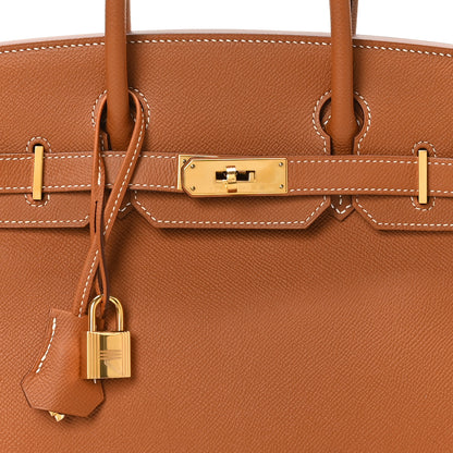 Hermes Epsom BIRKIN 30 Gold 8 of 10