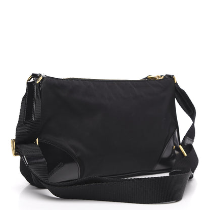 Prada Tessuto Nylon Shoulder Bag Black 3 of 11