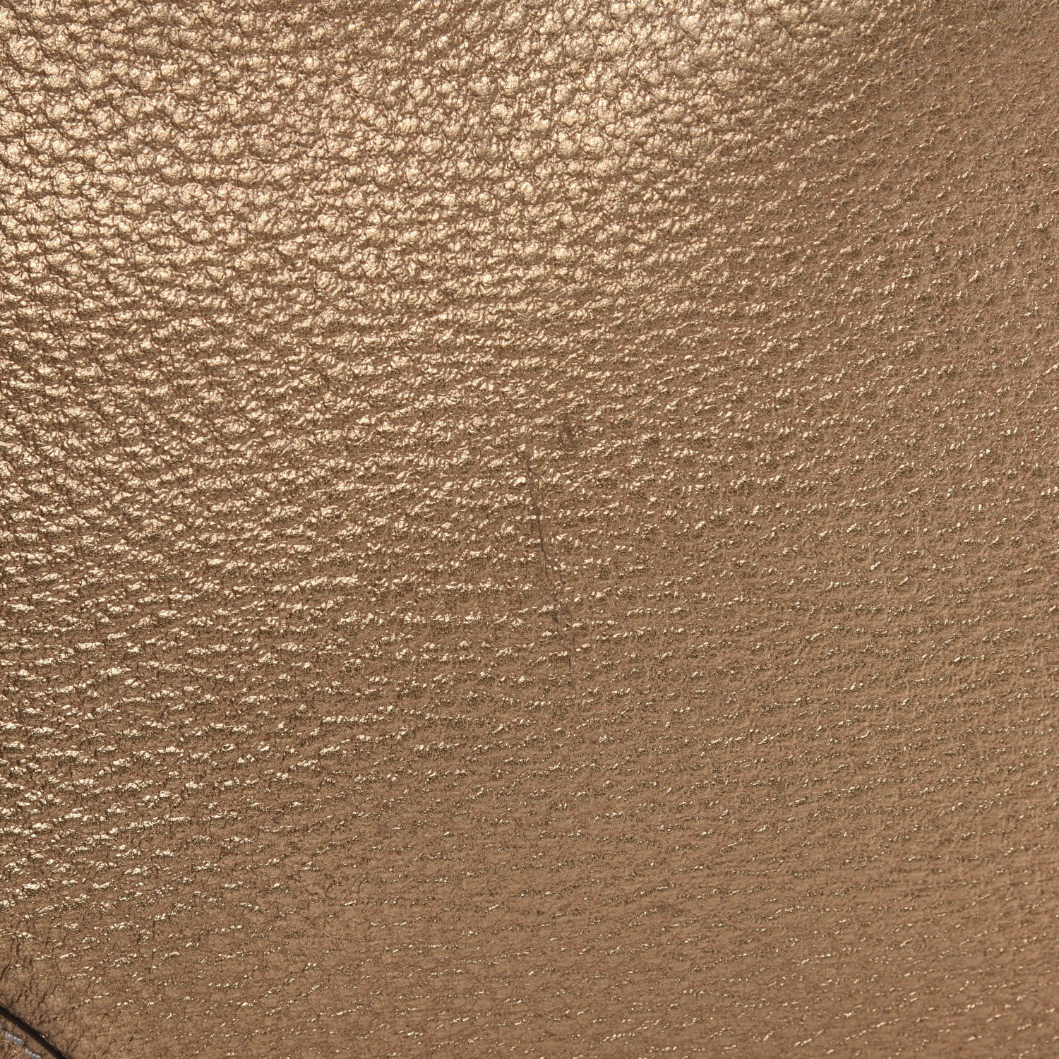 Gucci Metallic Pebbled Calfskin Hasler Hobo Gold 14 of 15