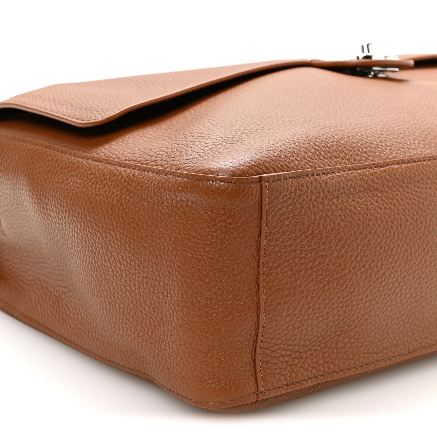 Grained Calfskin Souplissimo Maxi Flap Camel