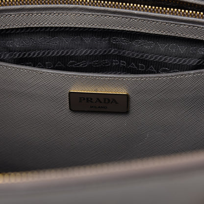 Prada Saffiano Large Galleria Double Zip Tote Argilla 9 of 11