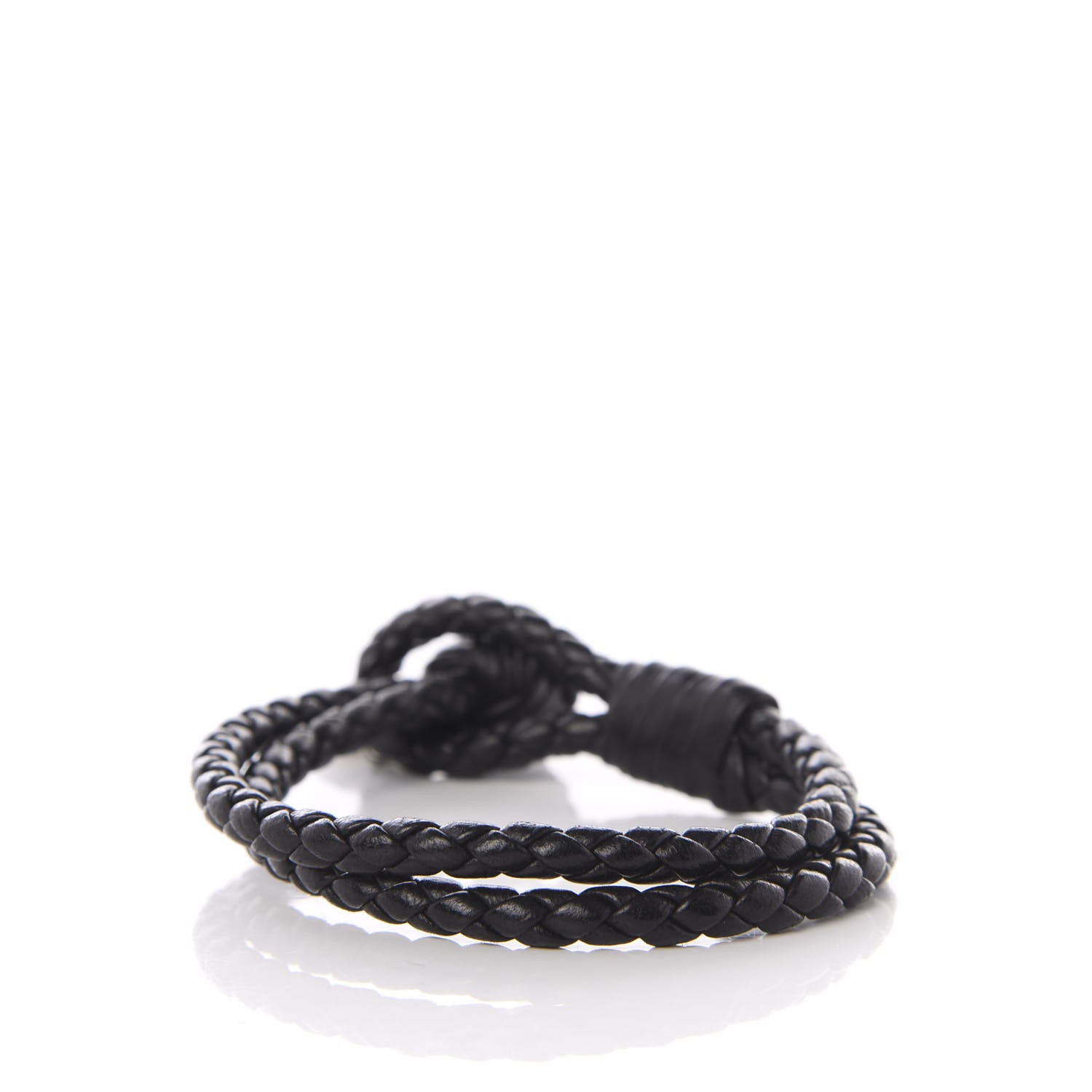 Bottega Veneta Nappa Intrecciato Bracelet Black 2 of 5