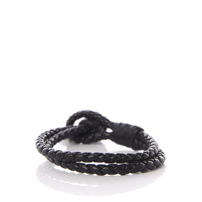 Bottega Veneta Nappa Intrecciato Bracelet Black 2 of 5