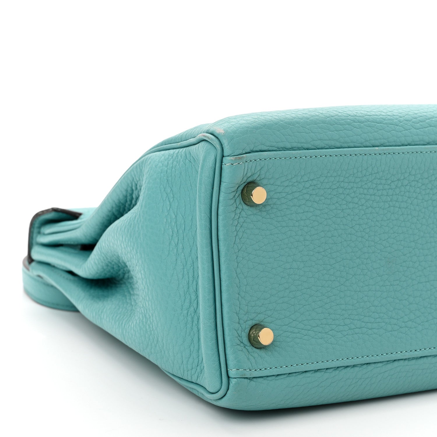 Hermes Togo Kelly Retourne 32 Bleu Atoll 8 of 19