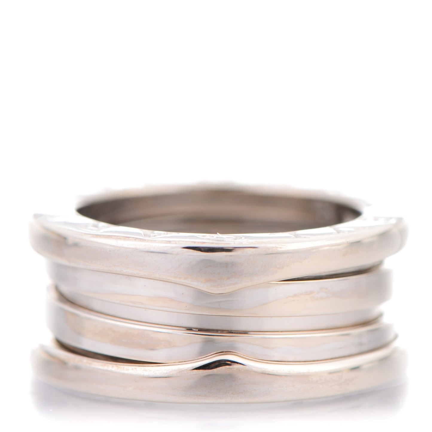 18K White Gold B.Zero1 3 Band Ring 50 5.25