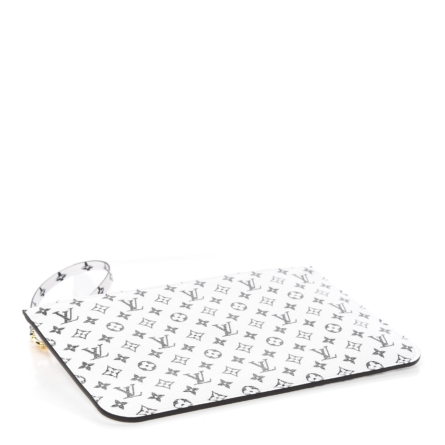 Louis Vuitton Monogram Giant Neverfull MM GM Pochette White 4 of 7