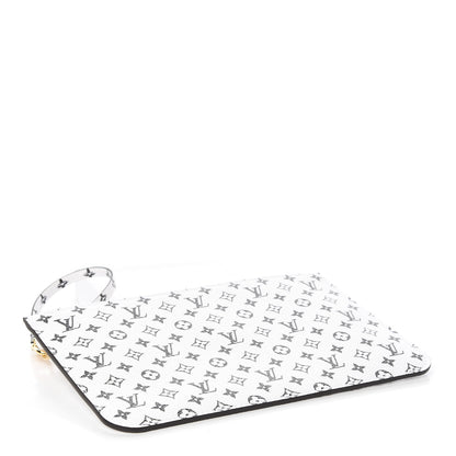 Louis Vuitton Monogram Giant Neverfull MM GM Pochette White 4 of 7