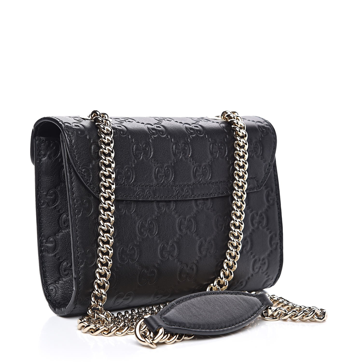Gucci Guccissima Mini Emily Shoulder Bag Black 3 of 13