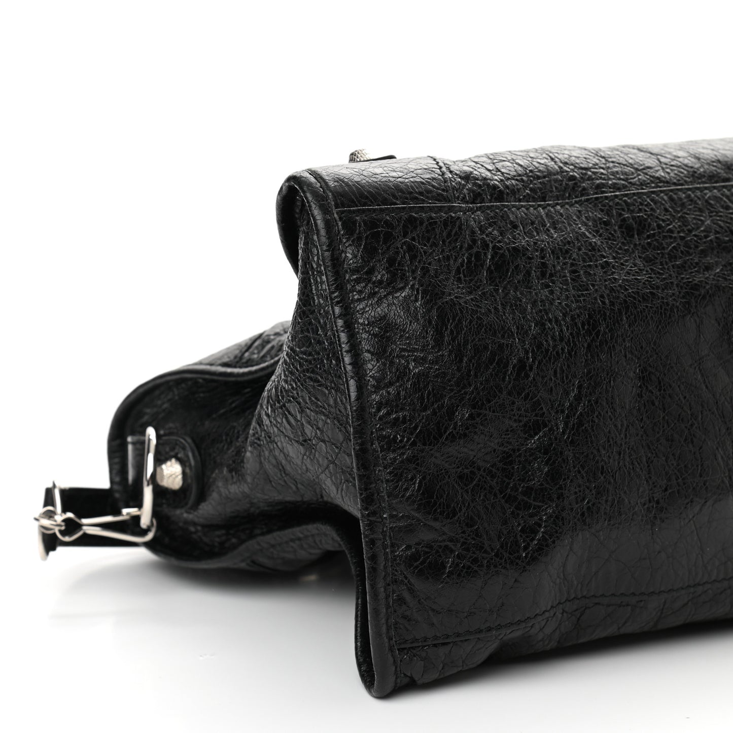 Agneau Giant 12 Silver Hardware Part Time Black