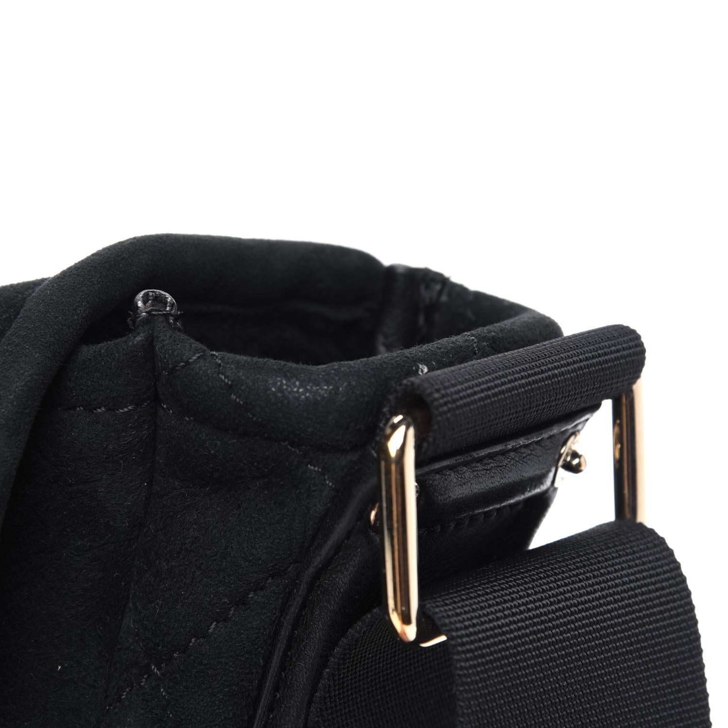 Chanel Suede Sparkling Winter Messenger Black 8 of 9