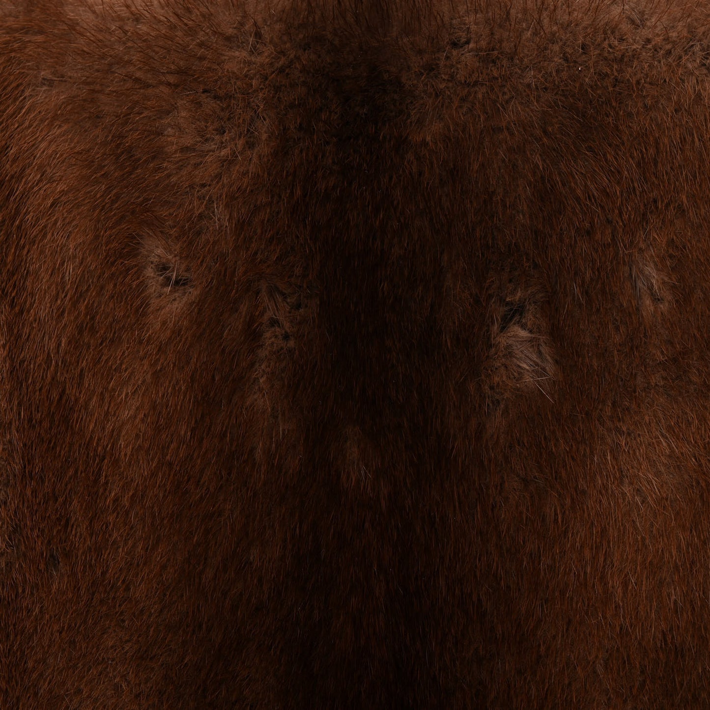 Mink Fur Lux Satchel Coffee