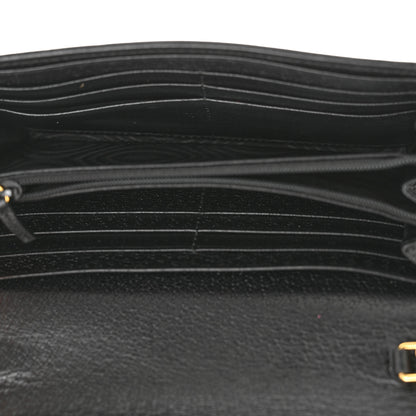 Gucci Dollar Calfskin Web Ophidia Wallet On Chain Black 5 of 14