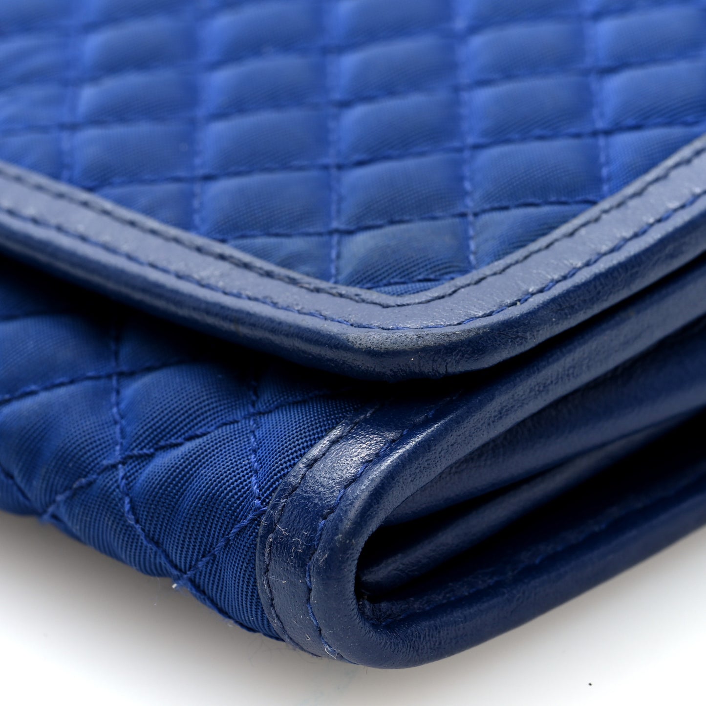 Tessuto Quilted Mini Crossbody Wallet Bleuette