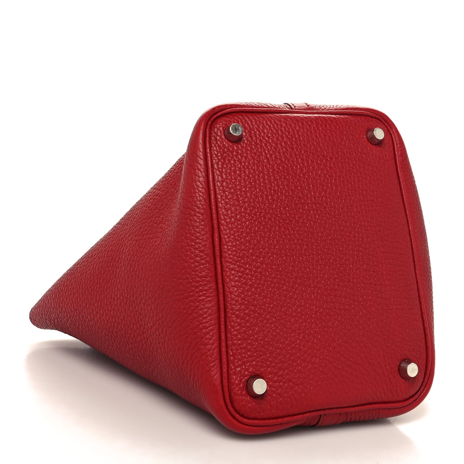 Hermes Taurillon Clemence Picotin Lock 18 PM Rouge Garance 4 of 12