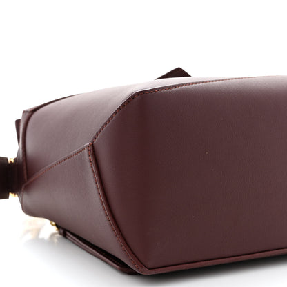 Loewe Soft Grained Calfskin Small Puzzle Edge Bag Dark Burgundy 8 of 10