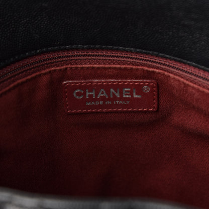 Chanel Caviar Quilted Large Coco Handle Flap Grey 5 of 12