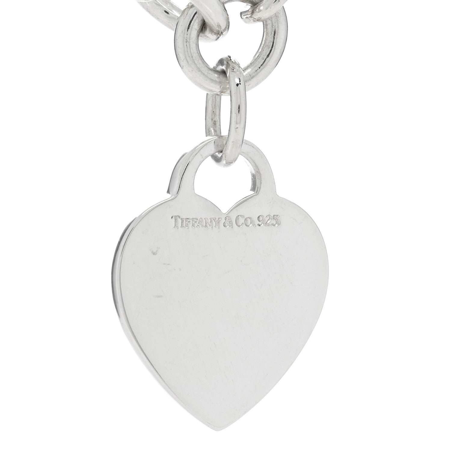 Tiffany Sterling Silver Heart Tag Toggle Necklace 4 of 4