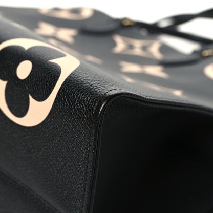 Louis Vuitton Empreinte Monogram Giant Onthego GM Black Beige 9 of 11