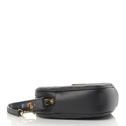 Louis Vuitton Calfskin New Wave Heart Bag Black 4 of 9