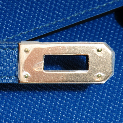 Hermes Grain d'H Kelly Longue Wallet Bleu De Galice 10 of 18