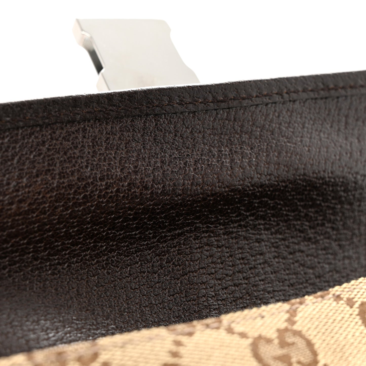 Monogram Waist Pouch Bag Dark Brown