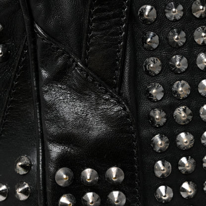 Burberry Lambskin Studded Small Edenham Satchel Black 22 of 35
